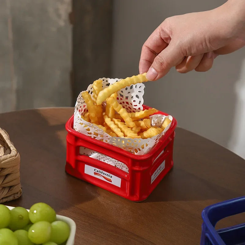 Ceramic Snack Basket