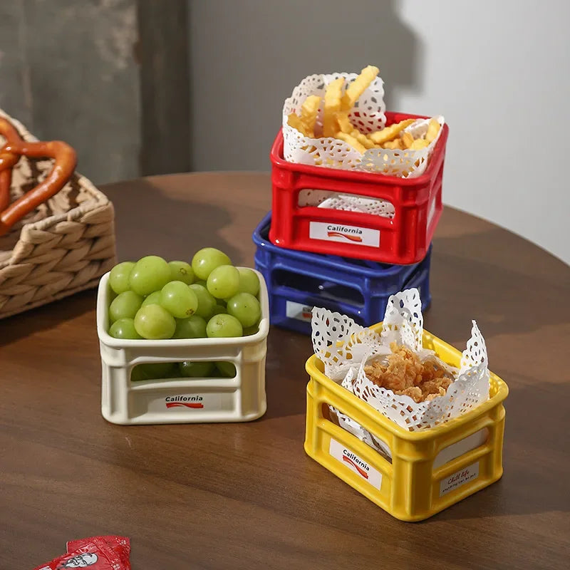 Ceramic Snack Basket