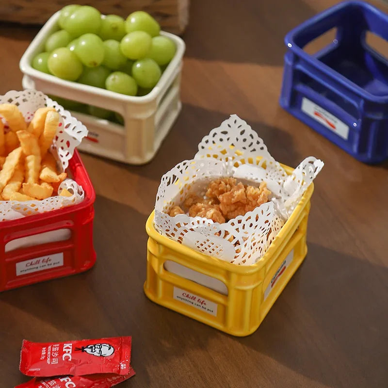 Ceramic Snack Basket